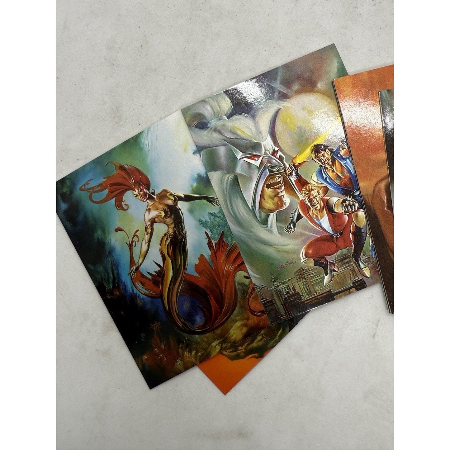 Complete 1994 Julie Bell Champions of the Galaxy Trading Card Set (CARDZ) Chrome - thriftgoblin