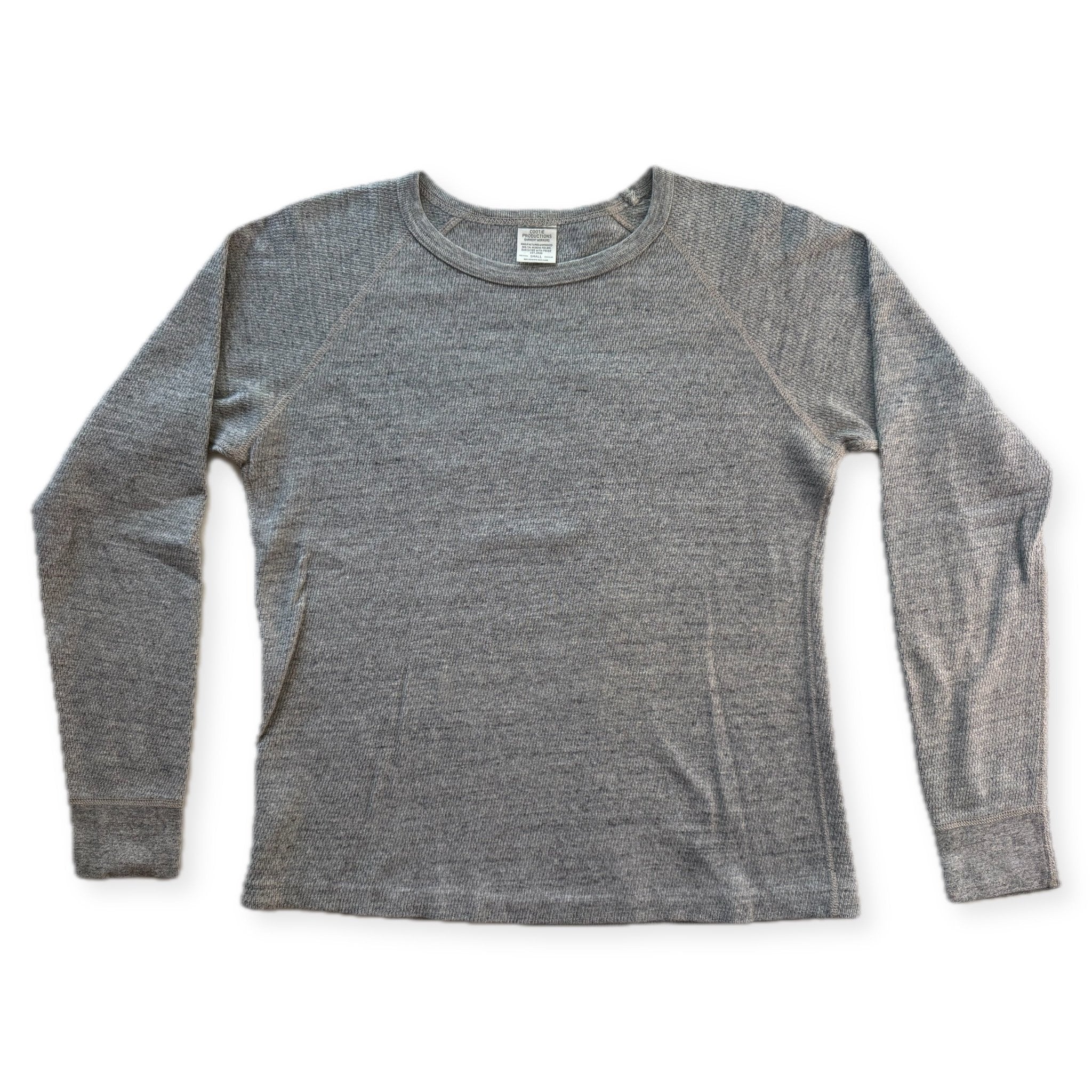 Cootie Productions Gray Honeycomb Thermal T-Shirt Small – Thrift