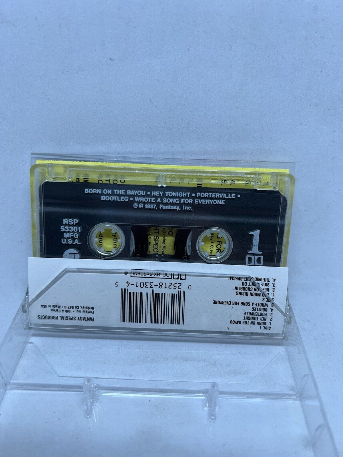 Creedence Clearwater Revival - Hot Stuff (Cassette Tape, 1987, Fantasy) - thriftgoblin
