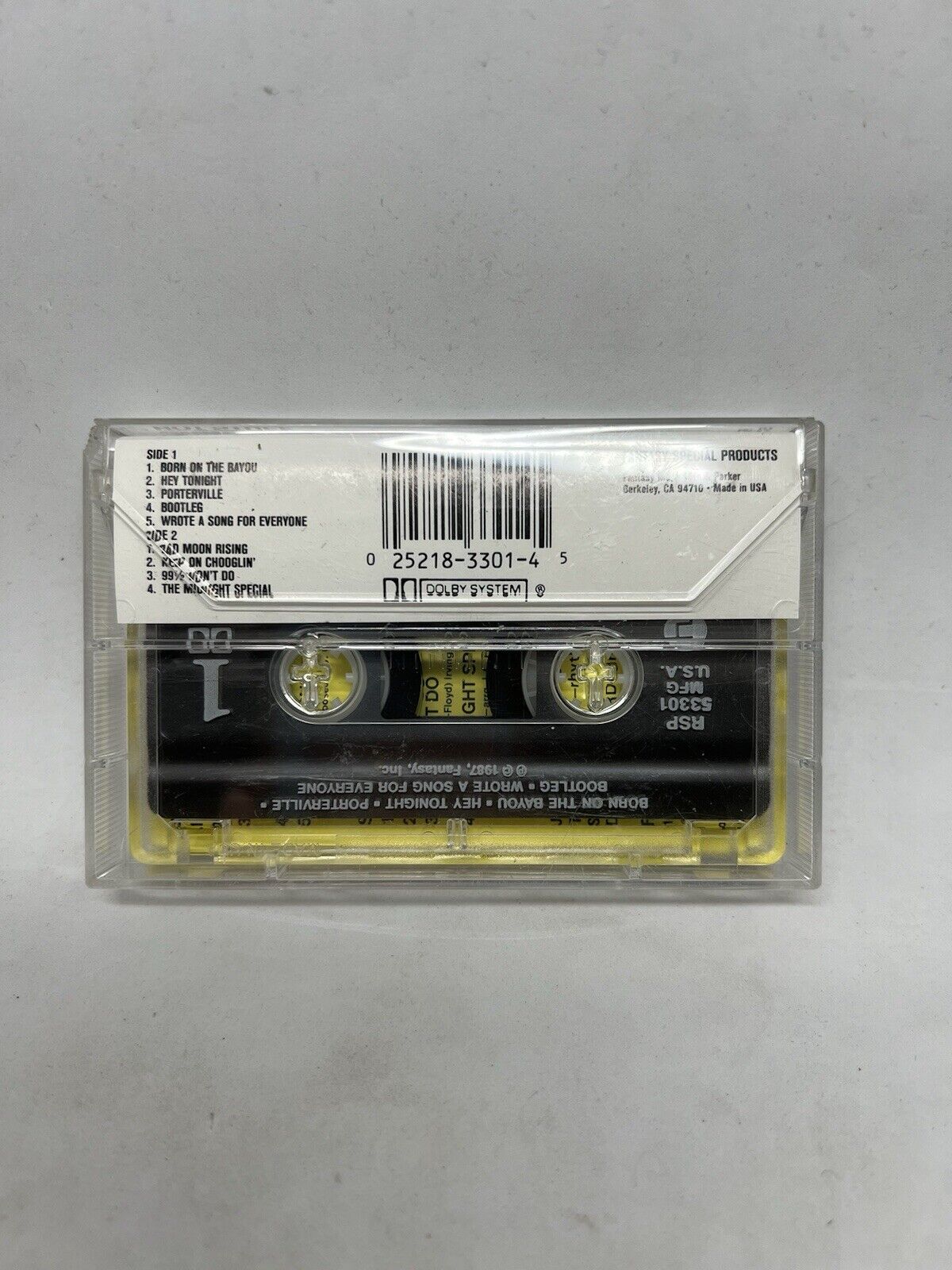 Creedence Clearwater Revival - Hot Stuff (Cassette Tape, 1987, Fantasy) - thriftgoblin