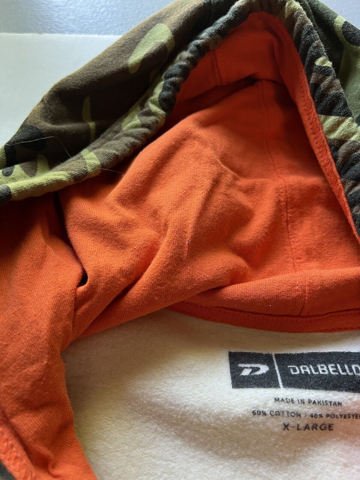 DALBELLO SKI TAN/CAMO HOODIE XL Pullover Sweater 2022 Ski Snowboard Boots - thriftgoblin