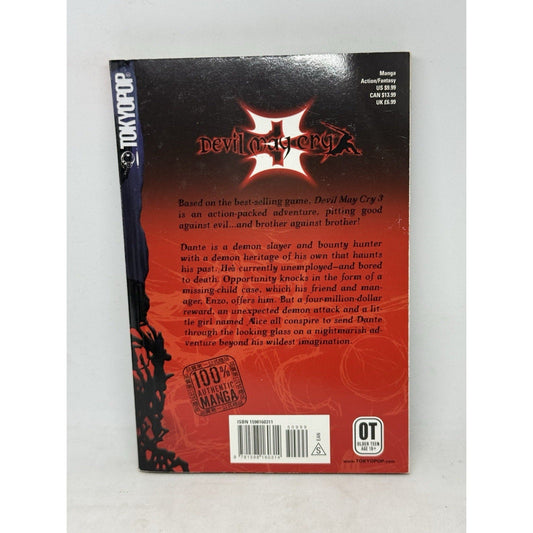 Devil May Cry 3 Manga Suguro Chayamachi TOKYOPOP Dante Older Teen 2005 English - thriftgoblin
