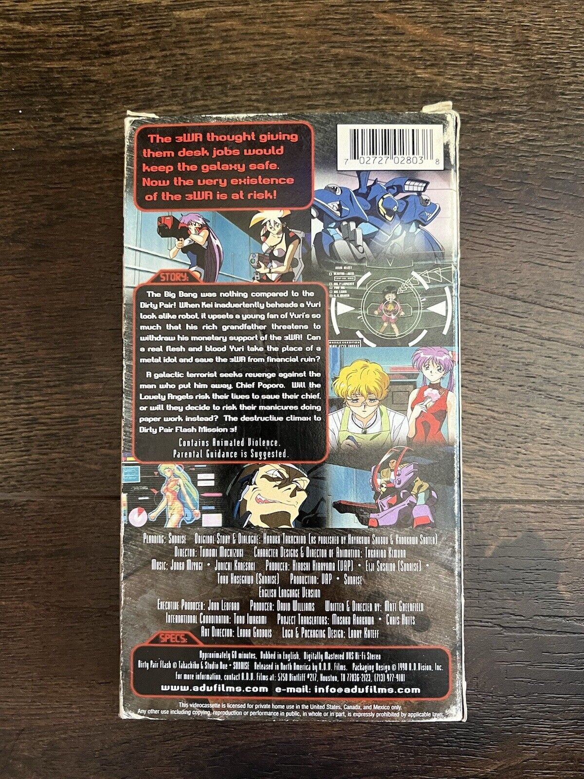 Dirty Pair Flash - Mission 3: Act 2 (VHS, 1998, Subtitled, Japanese, Animated) - thriftgoblin