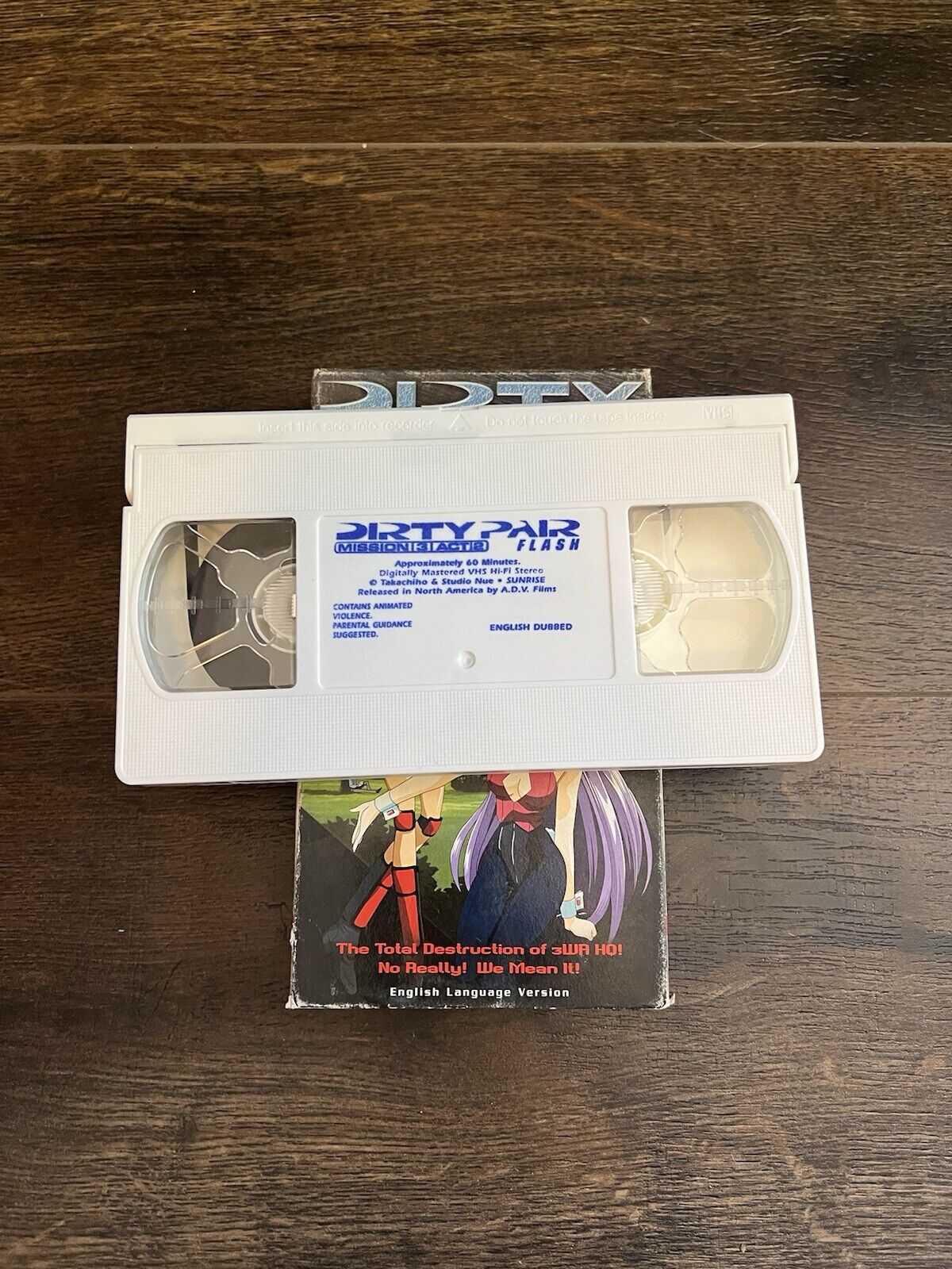 Dirty Pair Flash - Mission 3: Act 2 (VHS, 1998, Subtitled, Japanese, Animated) - thriftgoblin