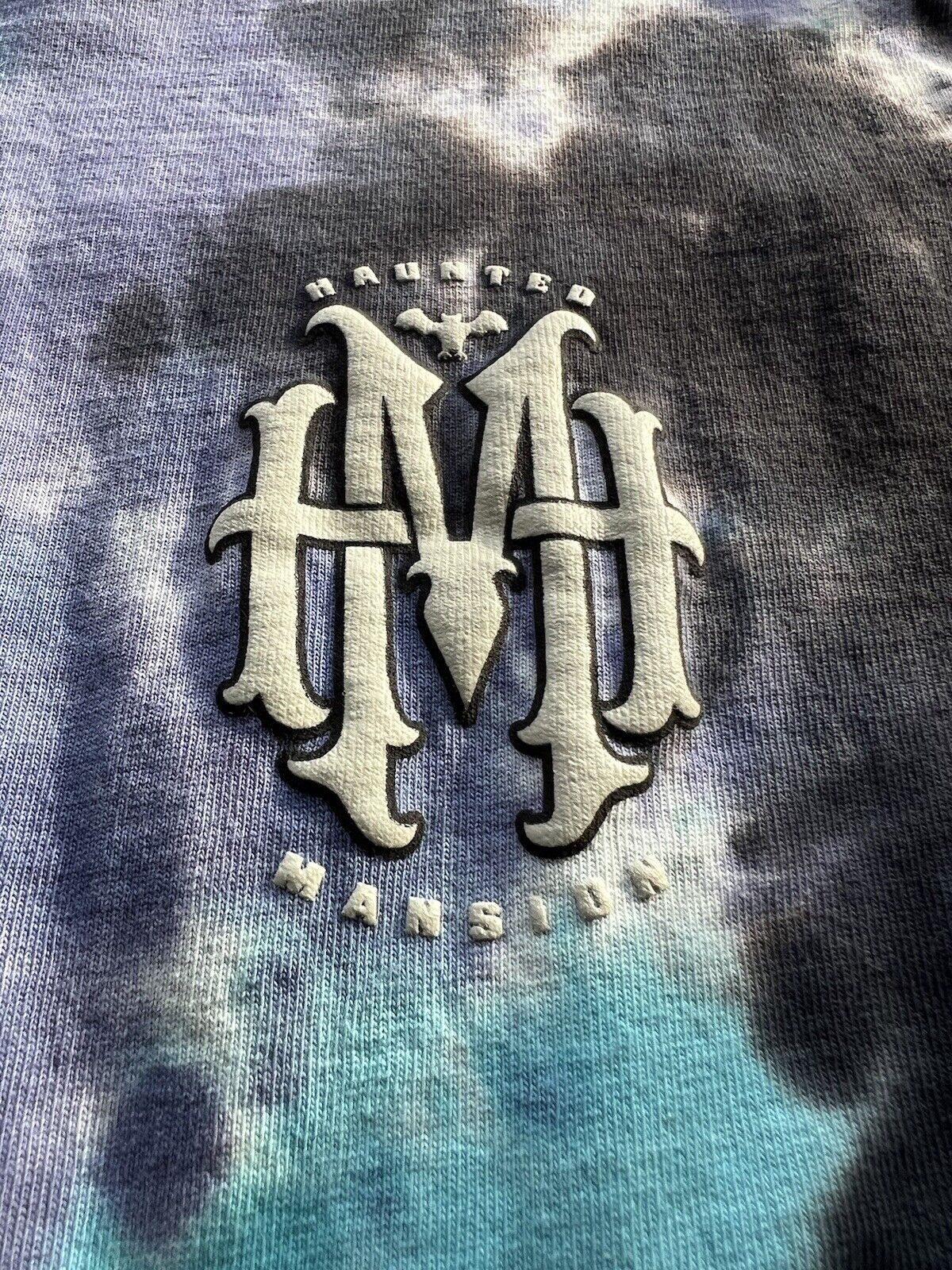 Disney Haunted Mansion Glow Night Tie - Dye Spirit Jersey Madame Leota Adult M - thriftgoblin