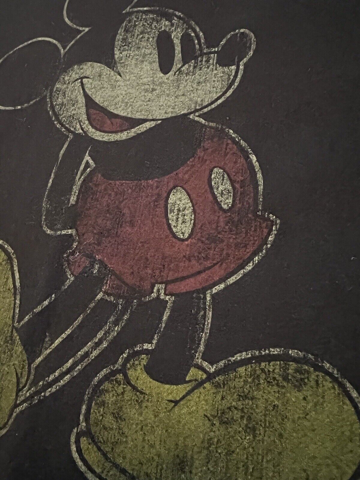 Disney Parks Authentic Original Mickey Mouse Short Sleeve T Shirt Black Size L - thriftgoblin