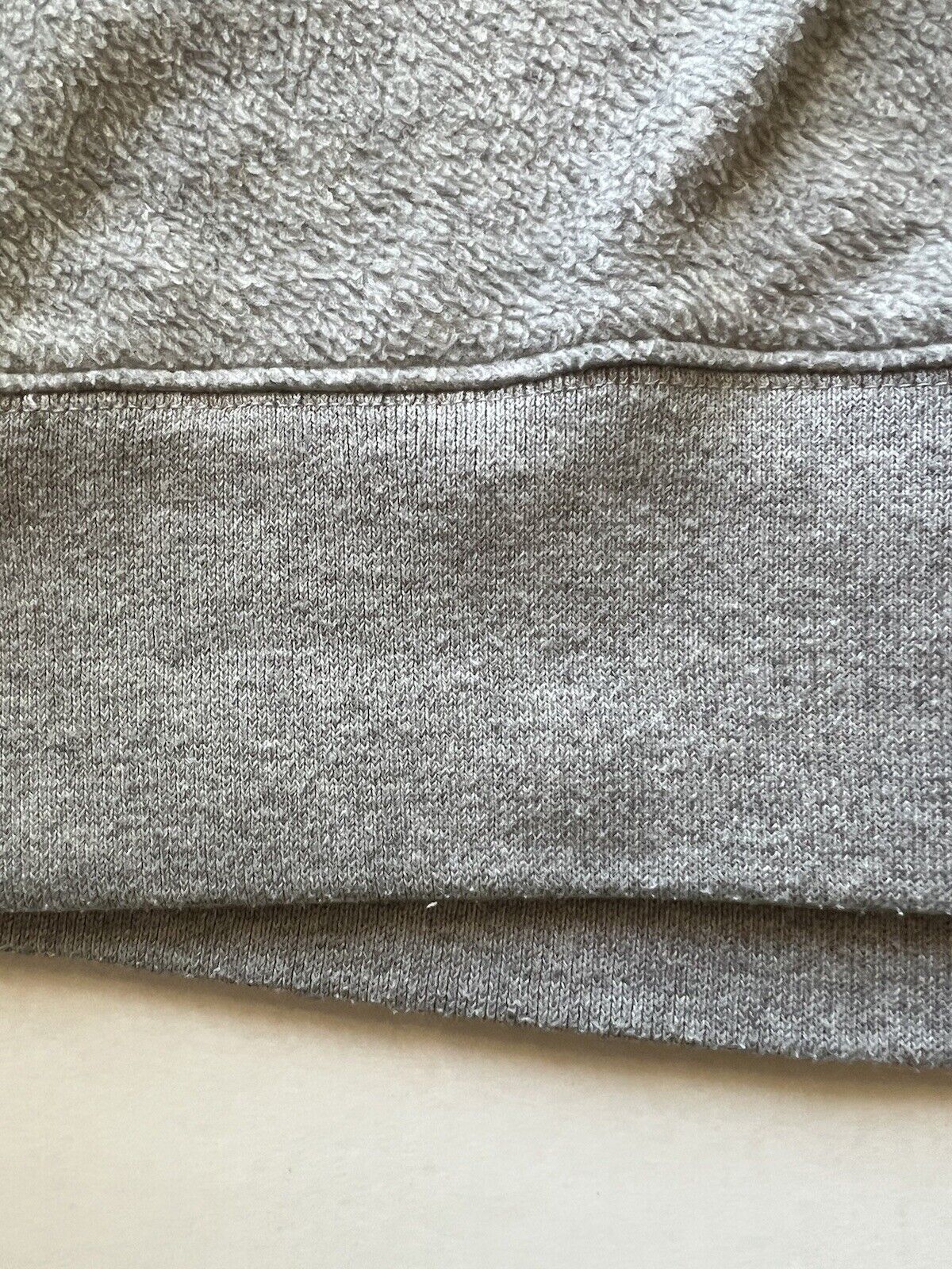 Disney Store "GRUMPY" Men xLarge Gray Polyester Fleece Sweatshirt Embroidered - thriftgoblin