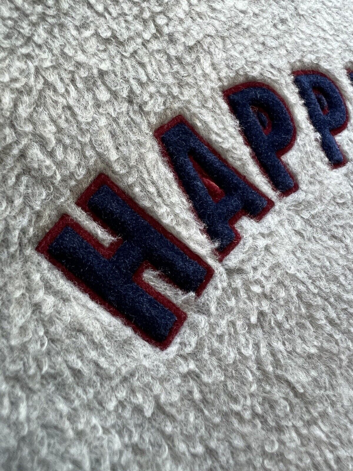 Disney Store "GRUMPY" Men xLarge Gray Polyester Fleece Sweatshirt Embroidered - thriftgoblin