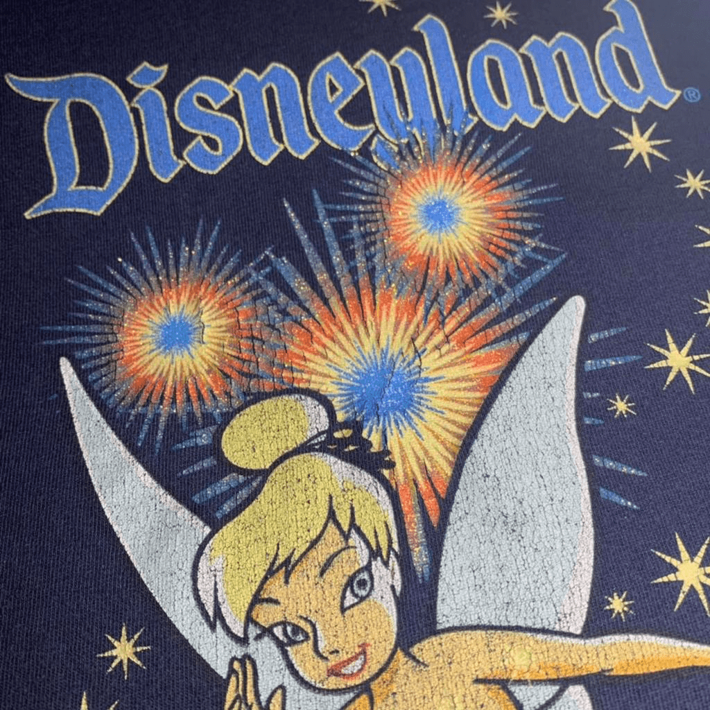 Disneyland Hardtag Tinkerbell Crewneck Awesome - thriftgoblin