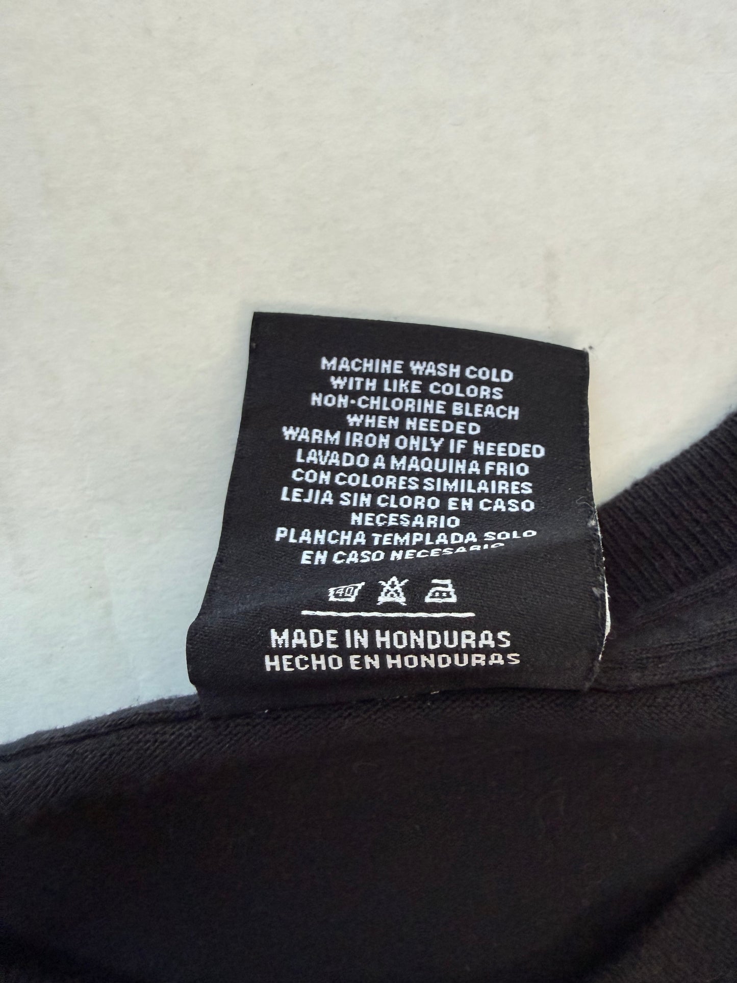 HUF x Erostika tee, fabric and print texture