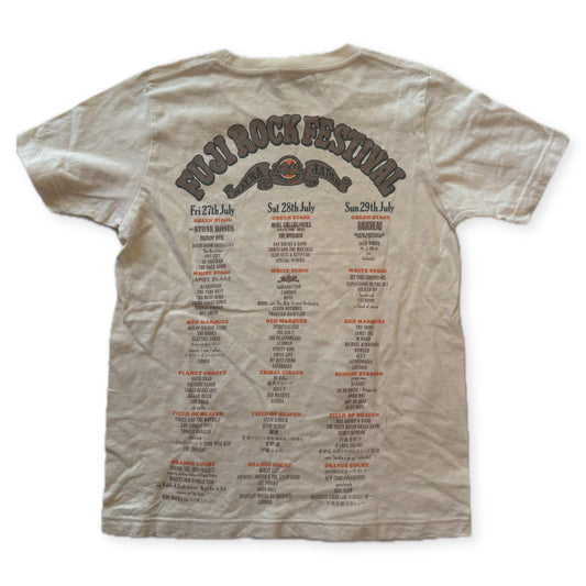 Fuji Rock Festival 2012 tee back, white background