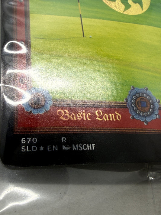 Magic the Gathering Secret Lair x MSCHF Plains 670 Card