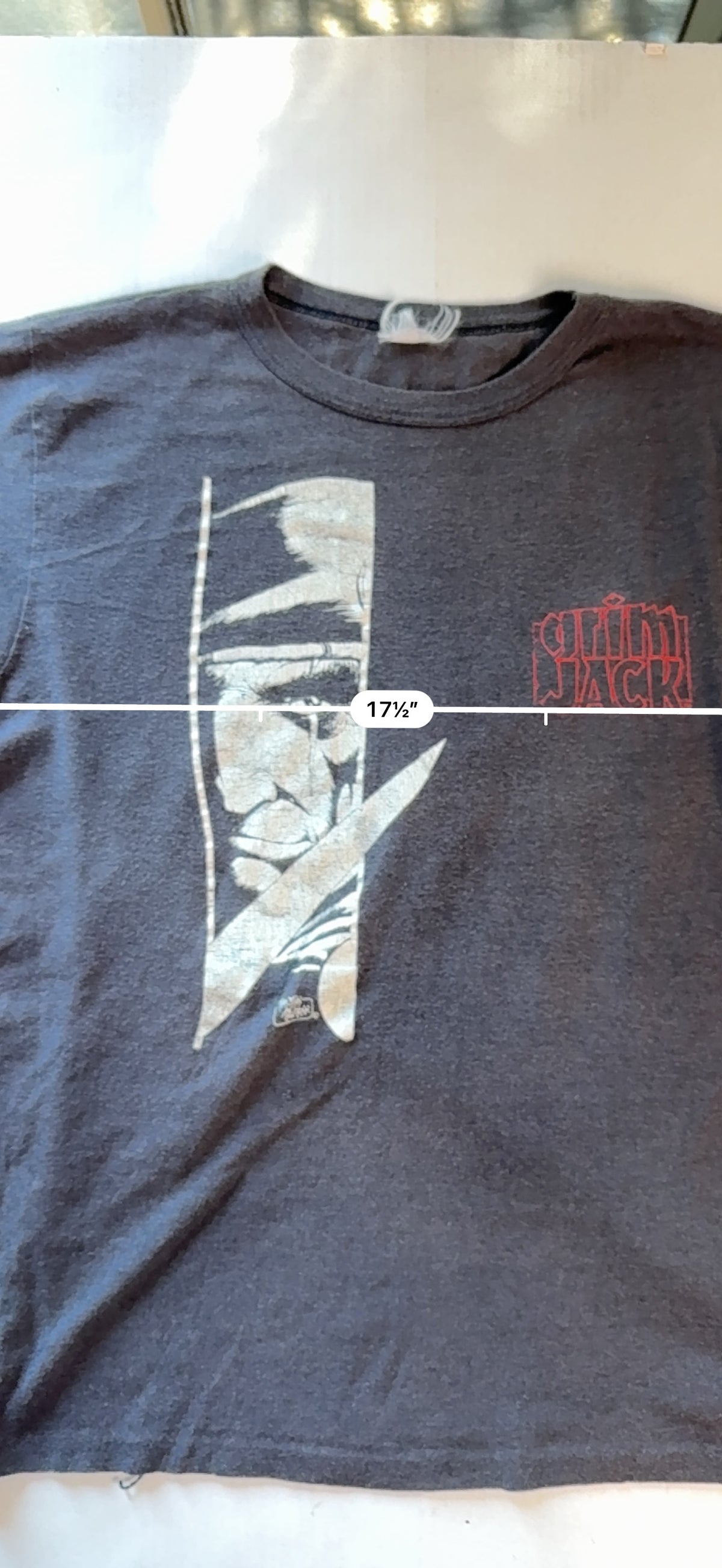 Vintage Grim Jack First Comics Timothy Truman Graphic Tee Faded Charcoal