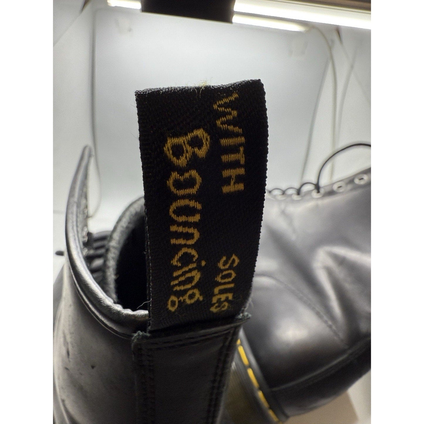 Dr. Martens Doc 1460 Wintergrip 24039 Black Snowplow Leather Combat Boots Men 11 - thriftgoblin