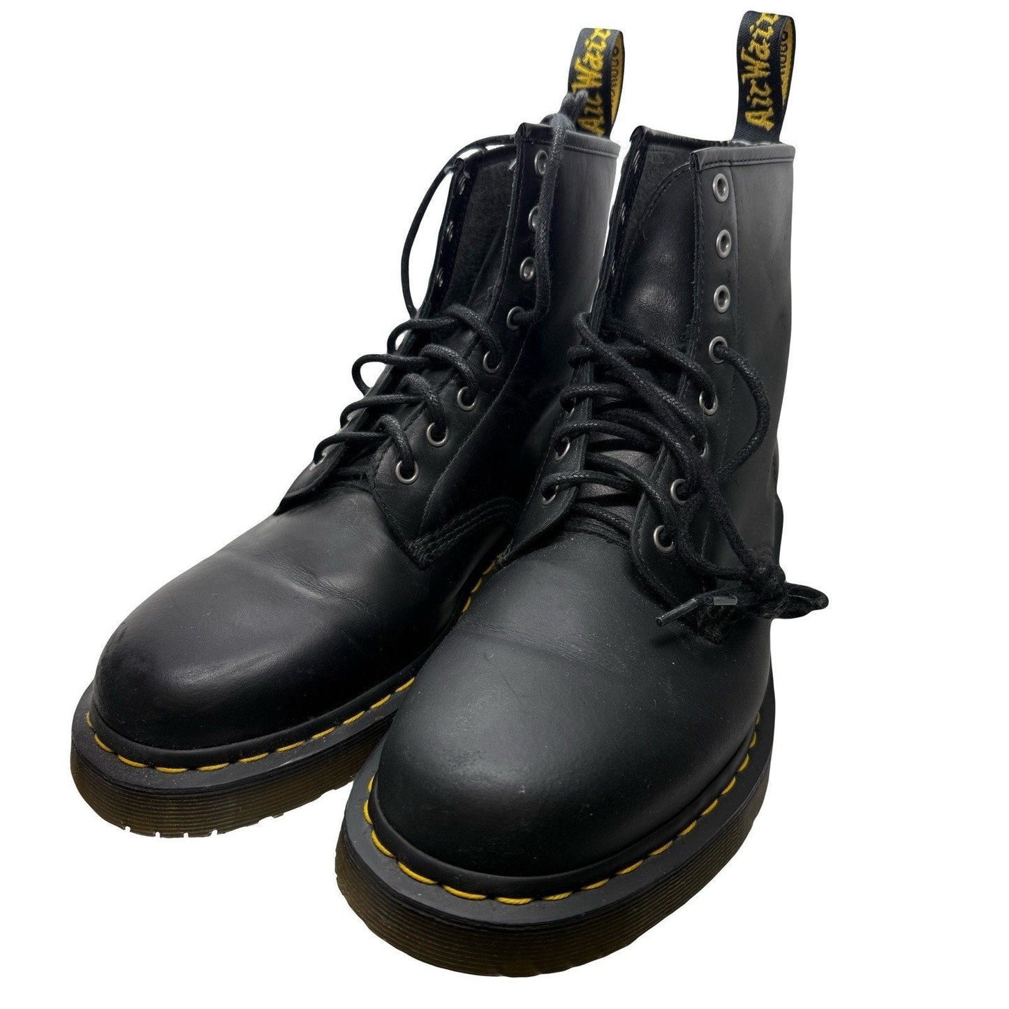 Dr. Martens Doc 1460 Wintergrip 24039 Black Snowplow Leather Combat Boots Men 11 - thriftgoblin