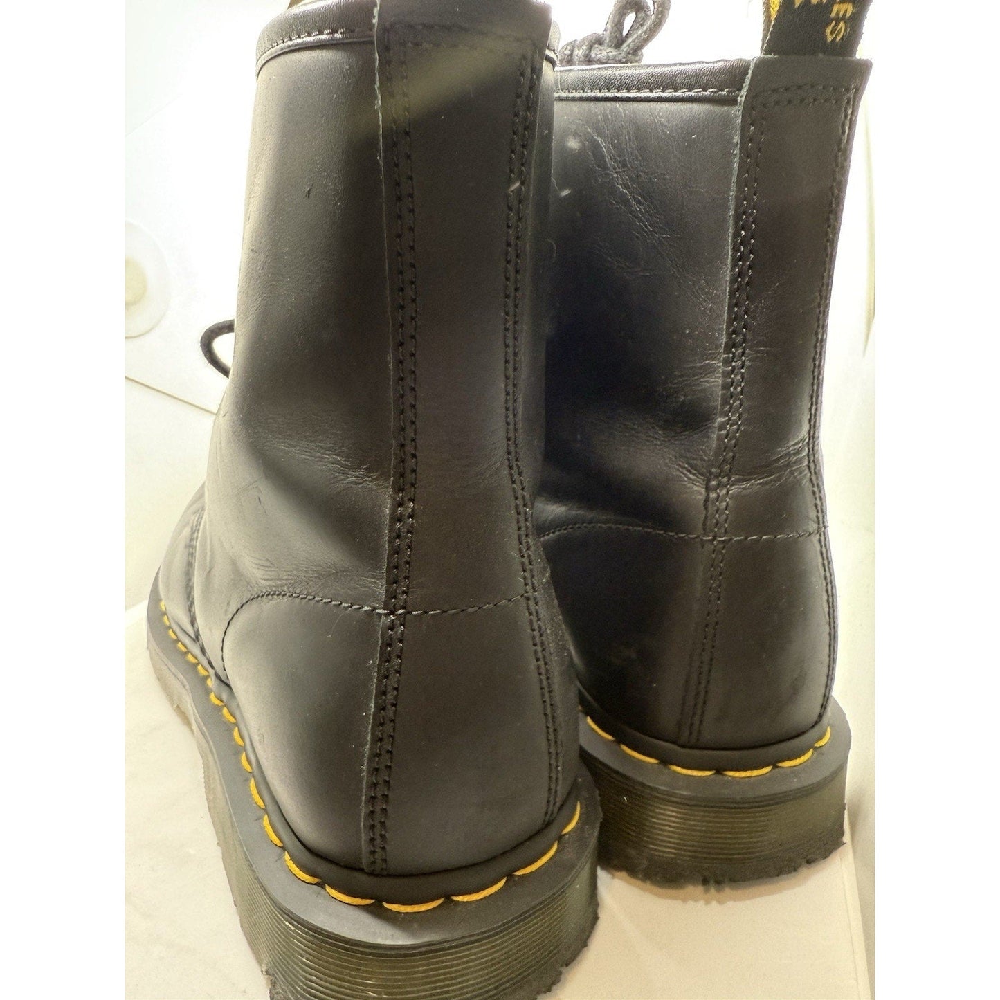 Dr. Martens Doc 1460 Wintergrip 24039 Black Snowplow Leather Combat Boots Men 11 - thriftgoblin