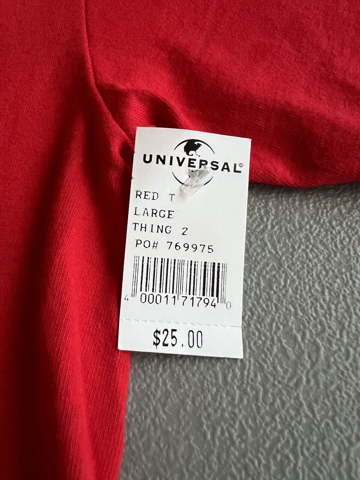 Dr. Seuss Universal Studios Red T Shirt Thing 2 Size Large NWT! - thriftgoblin