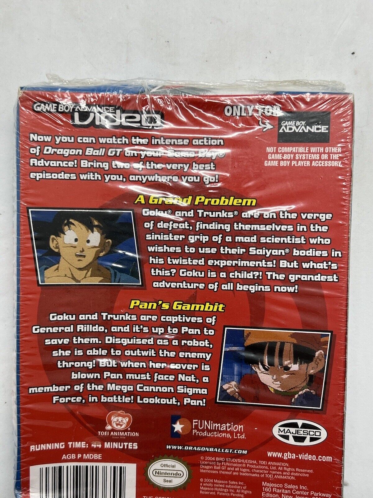 Dragonball Gt Volume 1 Video (Nintendo Gameboy Advance GBA) NEW Factory Sealed - thriftgoblin