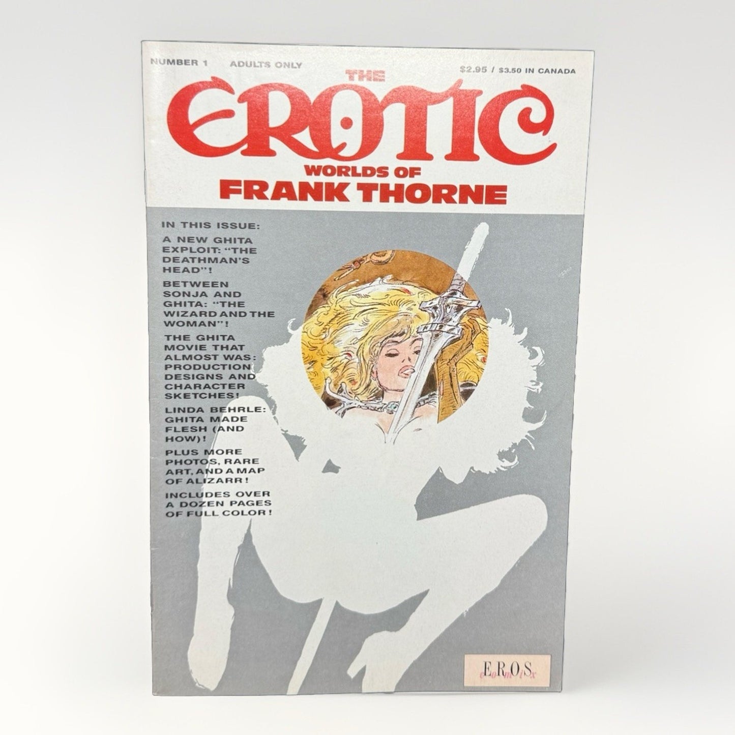 The Erotic Worlds of Frank Thorne #1 (1990, Eros Comix) - First Printing - Adult