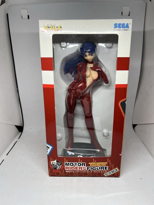 Evangelion RED Misato Katsuragi Figure Extra Motor Riders 22cm SEGA Evangelion - thriftgoblin