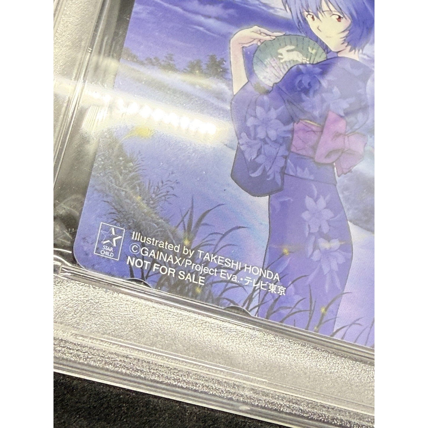1998 NEON GENESIS EVANGELION LASER DISK BOX PHONE CARDS YUKATA REI AYANAMI PSA 8