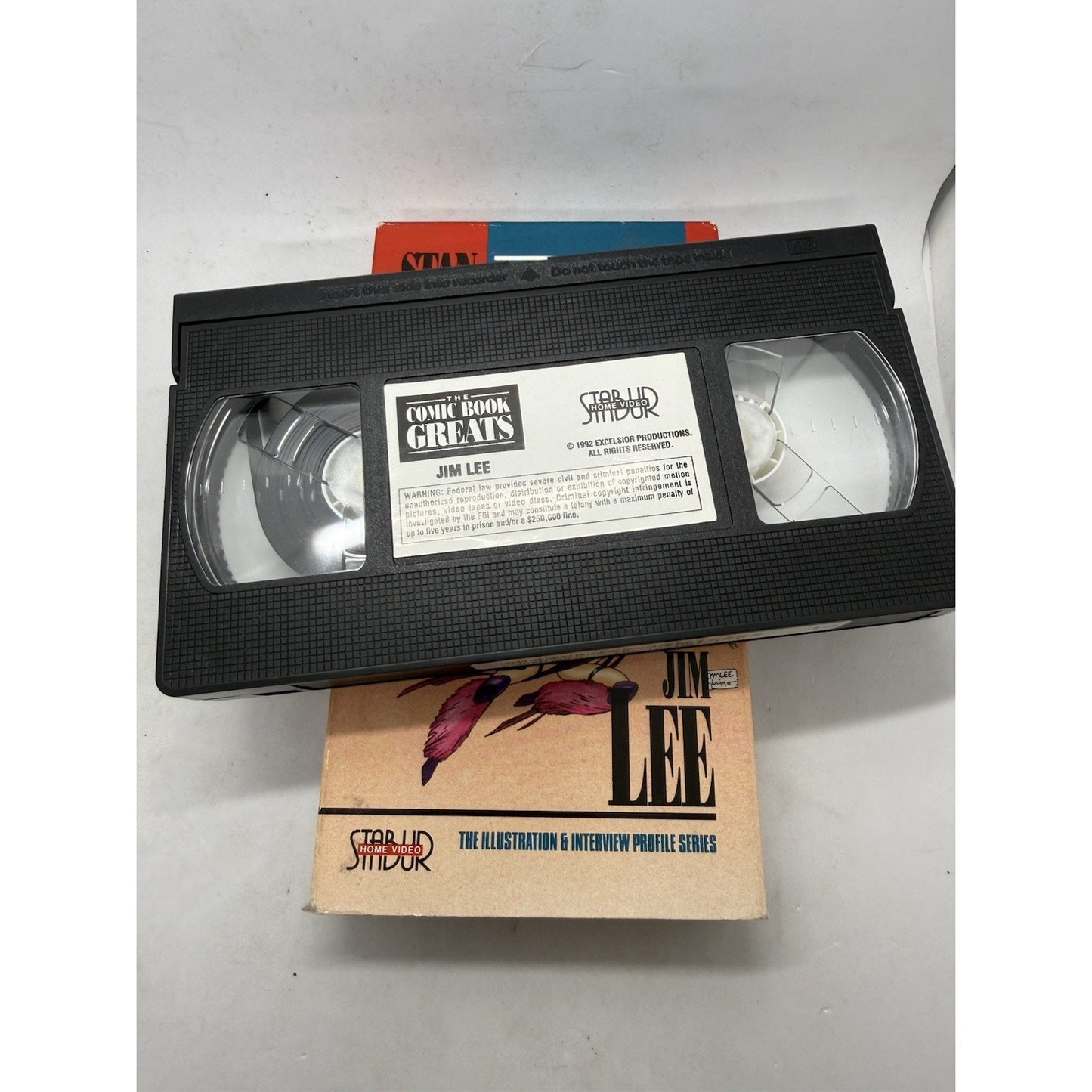 Stan Lee Presents Comic Book Greats Jim Lee VHS Vol 10 1992 Interview Series