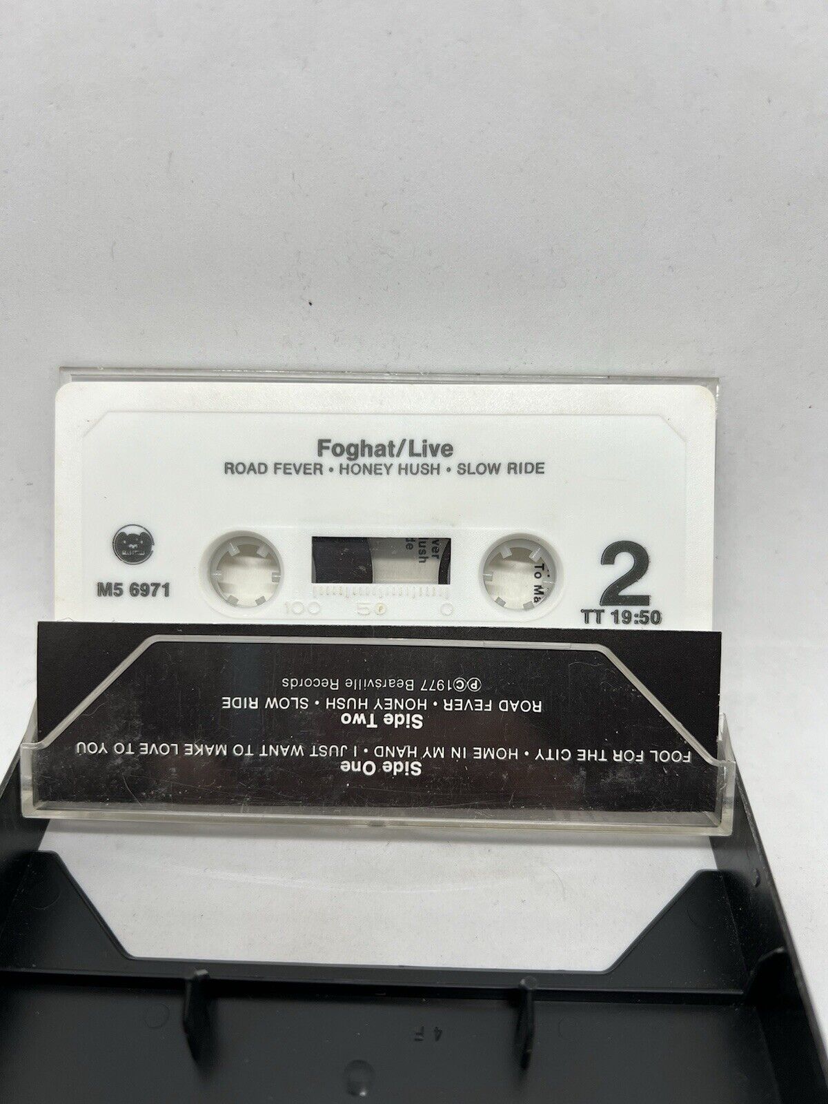 FOGHAT Foghat Live Cassette Tape 1977 Bearsville Records VGC - thriftgoblin
