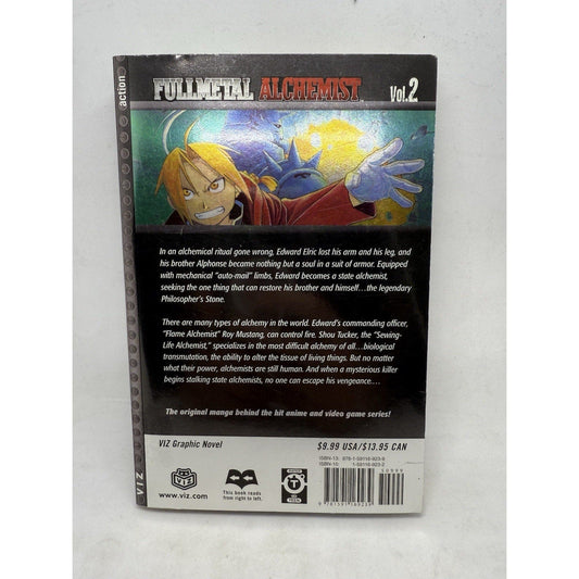 Fullmetal Alchemist Vol. 2 - Hiromu Arakawa (2005, Viz Graphic Novel, English) - thriftgoblin