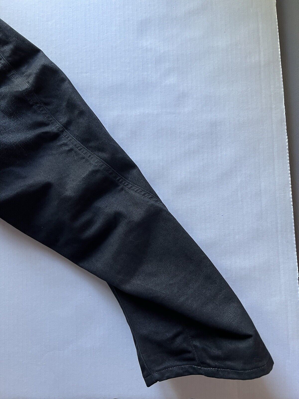 G - STAR RAW - ARC ZIP 3D Loose Tapered. Mens 32x32 Black Waxed Denim Motorcycle - thriftgoblin