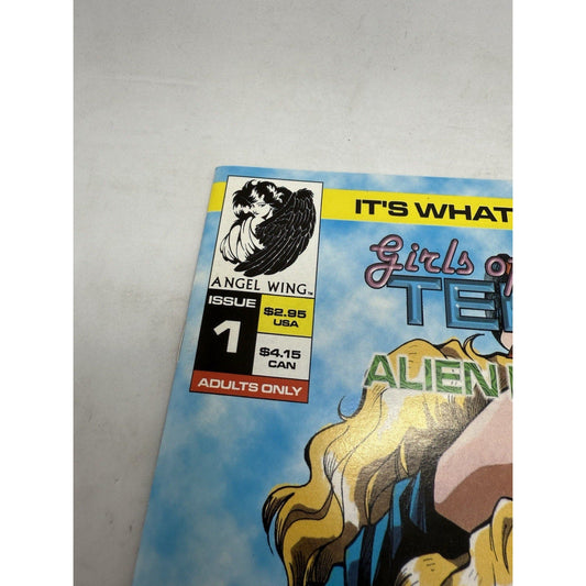 Girls of Terra XXX Alien Encounter 1 Angel Wing Comics Adult 1993 Daphne Lage - thriftgoblin