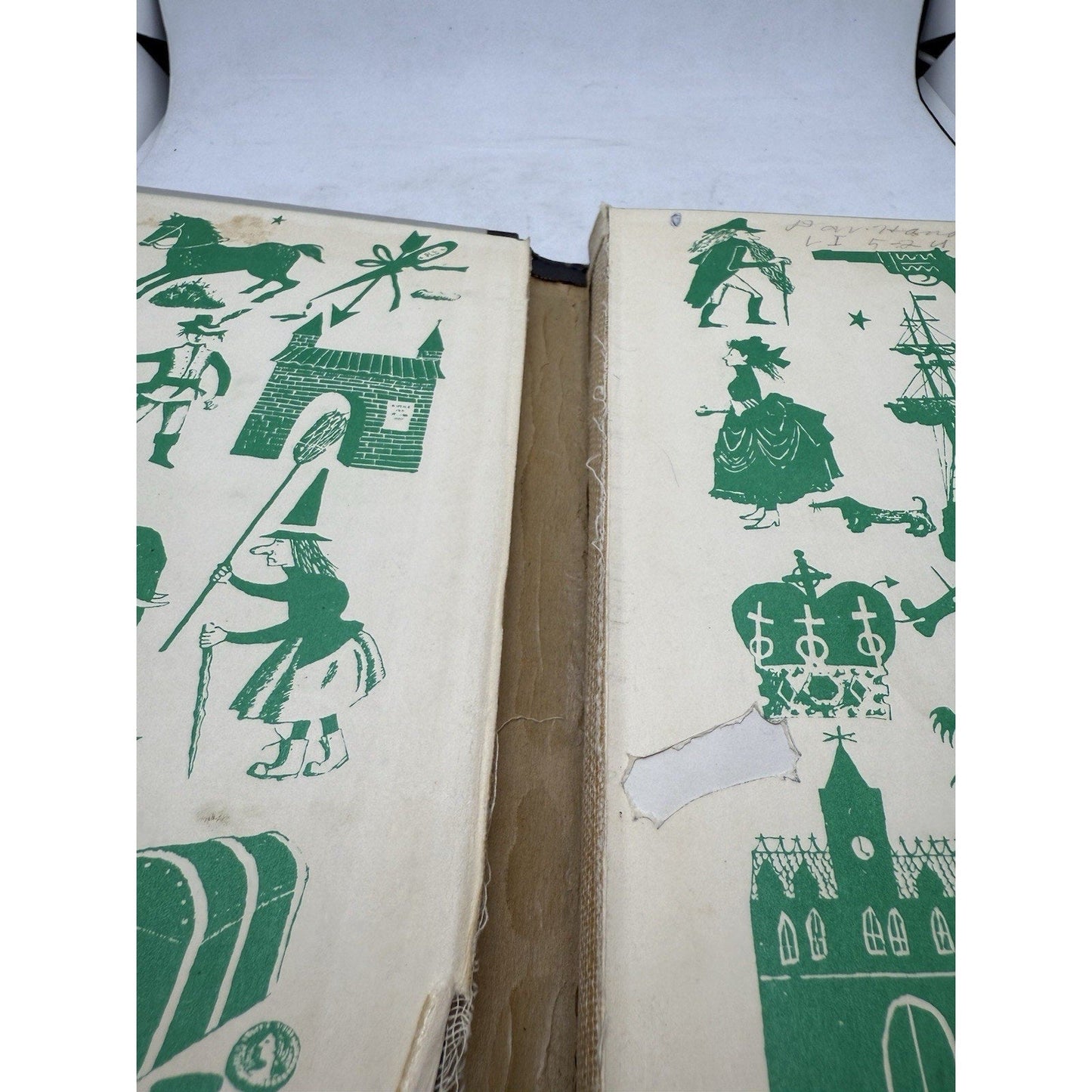 Grimms Fairy Tales Nelson Doubleday Inc Vintage Hardcover Junior Deluxe Edition - thriftgoblin