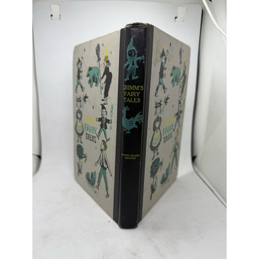 Grimms Fairy Tales Nelson Doubleday Inc Vintage Hardcover Junior Deluxe Edition - thriftgoblin