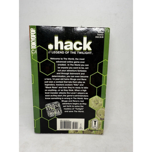 .hack Legend Of The Twilight Volume 1 Manga Book Graphic Novel Book 2003 - thriftgoblin