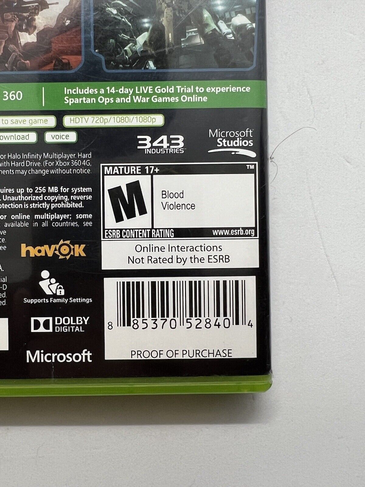 Halo 4 (Microsoft Xbox 360, 2012) Used. Multiplayer. Master Chief. - thriftgoblin
