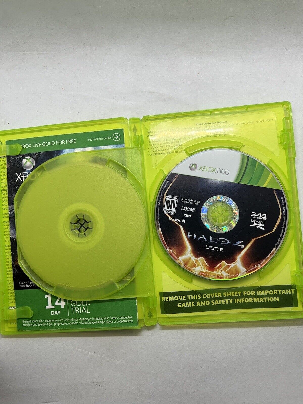 Halo 4 (Microsoft Xbox 360, 2012) Used. Multiplayer. Master Chief. - thriftgoblin