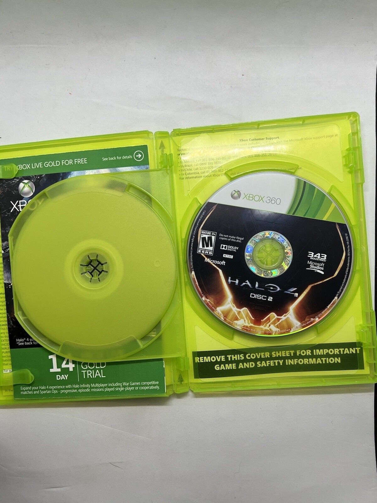 Halo 4 (Microsoft Xbox 360, 2012) Used. Multiplayer. Master Chief. - thriftgoblin