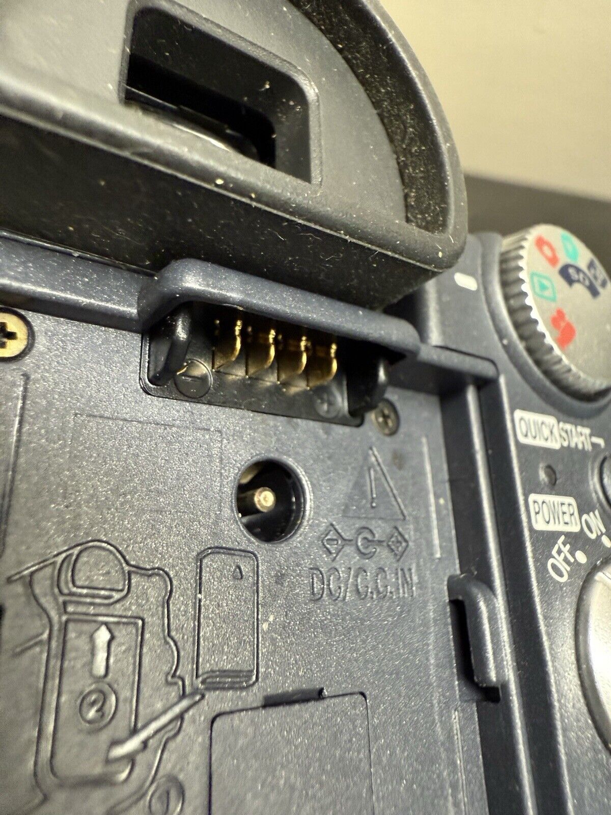 Handheld Retro Panasonic PV - GS2 MiniDV Camcorder Video Camera Videocam Untested - thriftgoblin