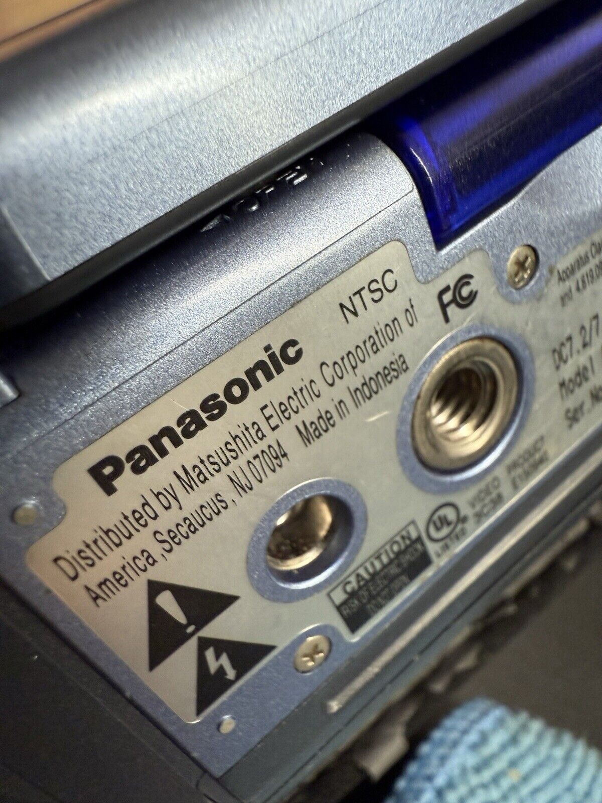 Handheld Retro Panasonic PV - GS2 MiniDV Camcorder Video Camera Videocam Untested - thriftgoblin