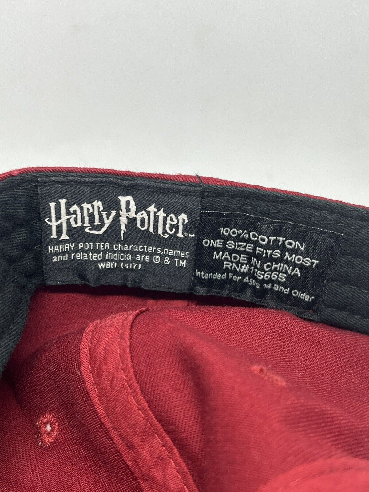 Harry Potter Logo Maroon Baseball Cap - thriftgoblin