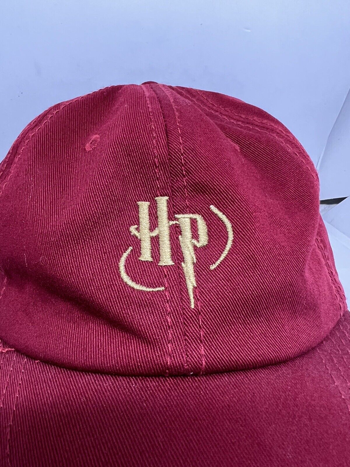 Harry Potter Logo Maroon Baseball Cap - thriftgoblin