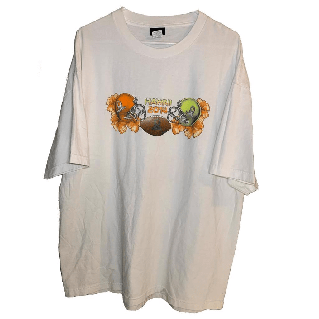 Hawaii 2014 Nfl Pro Bowl XXL AFC vs NFC Crewneck T Shirt - thriftgoblin