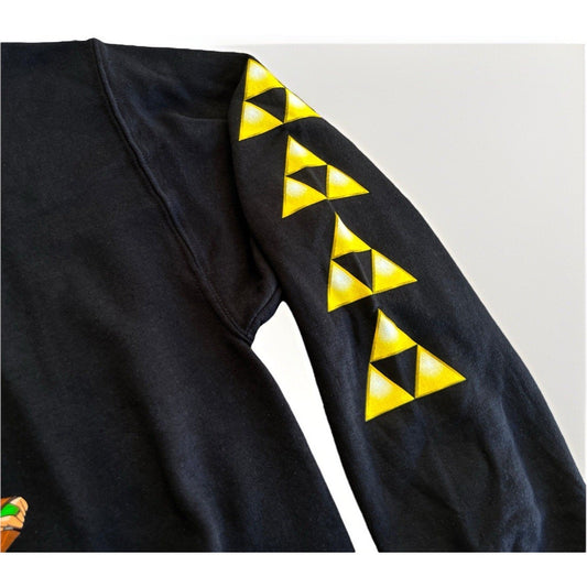 Hook - Ups Female Link Hoodie Black L 2020 Anime Skate Sweatshirt Zelda Lewd Anime - thriftgoblin