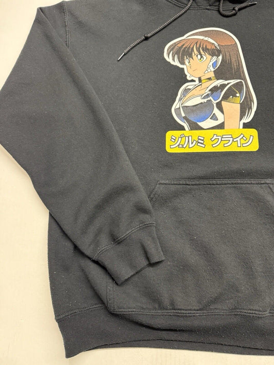 Hook - Ups Skateboard Dreamgirl Hooded Jeremy Klein JK Industries Black Sweater M - thriftgoblin