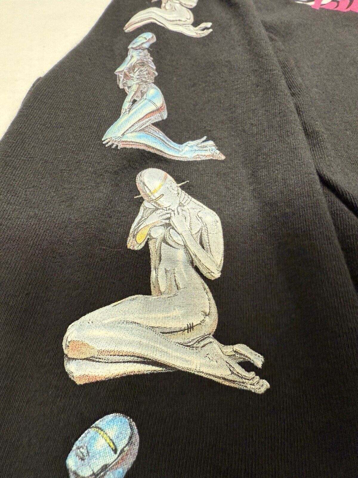 Huf Worldwide x Sorayama Tshirt Graphic Black Supreme Streetwear Skateboarding S - thriftgoblin