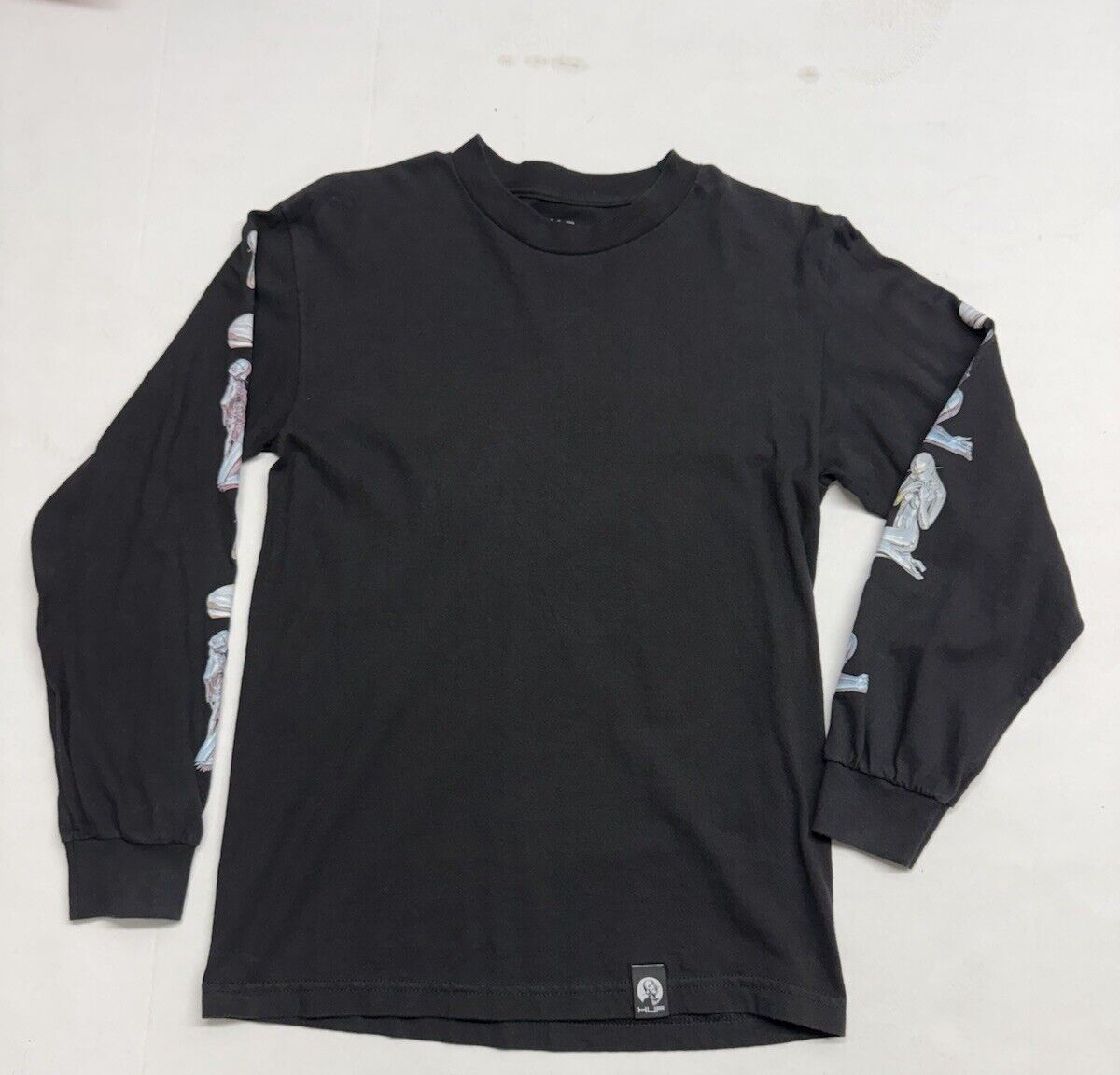 Huf Worldwide x Sorayama Tshirt Graphic Black Supreme Streetwear Skateboarding S - thriftgoblin