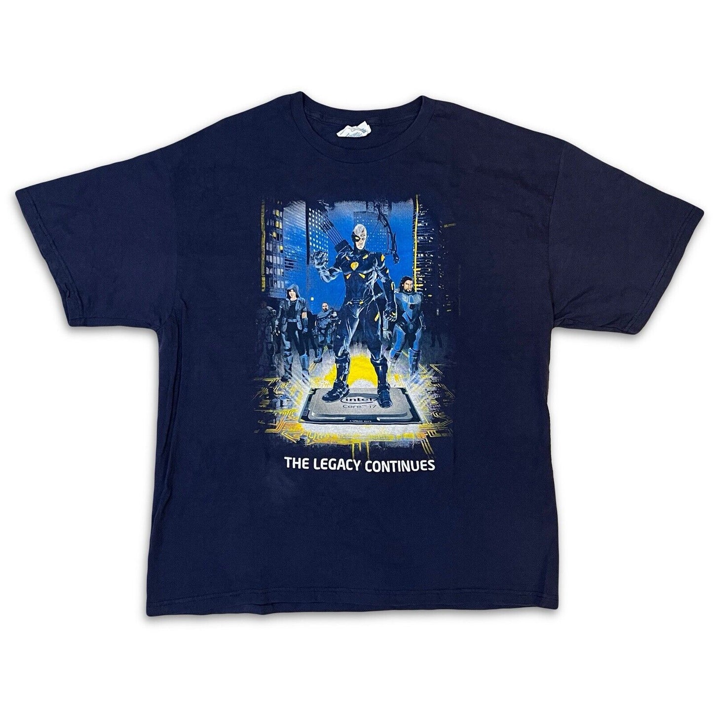 Intel Core i7 Processor Computer Gaming Mens Shirt - The Legacy Continues XL PC - thriftgoblin