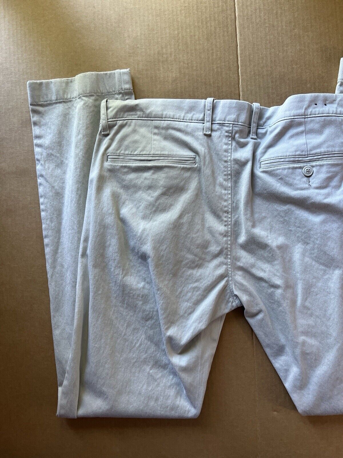 J Crew Pants Mens 32 Chino Flat Front Straight Leg 484 Slim Fit Stretch 32x32 - thriftgoblin