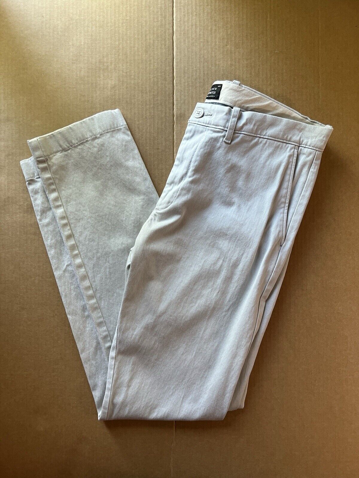 J Crew Pants Mens 32 Chino Flat Front Straight Leg 484 Slim Fit Stretch 32x32 - thriftgoblin