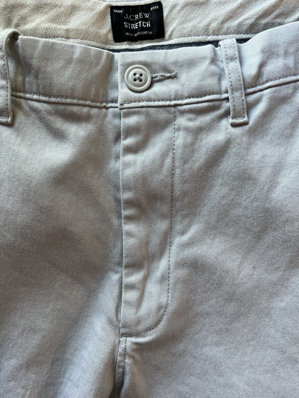 J Crew Pants Mens 32 Chino Flat Front Straight Leg 484 Slim Fit Stretch 32x32 - thriftgoblin