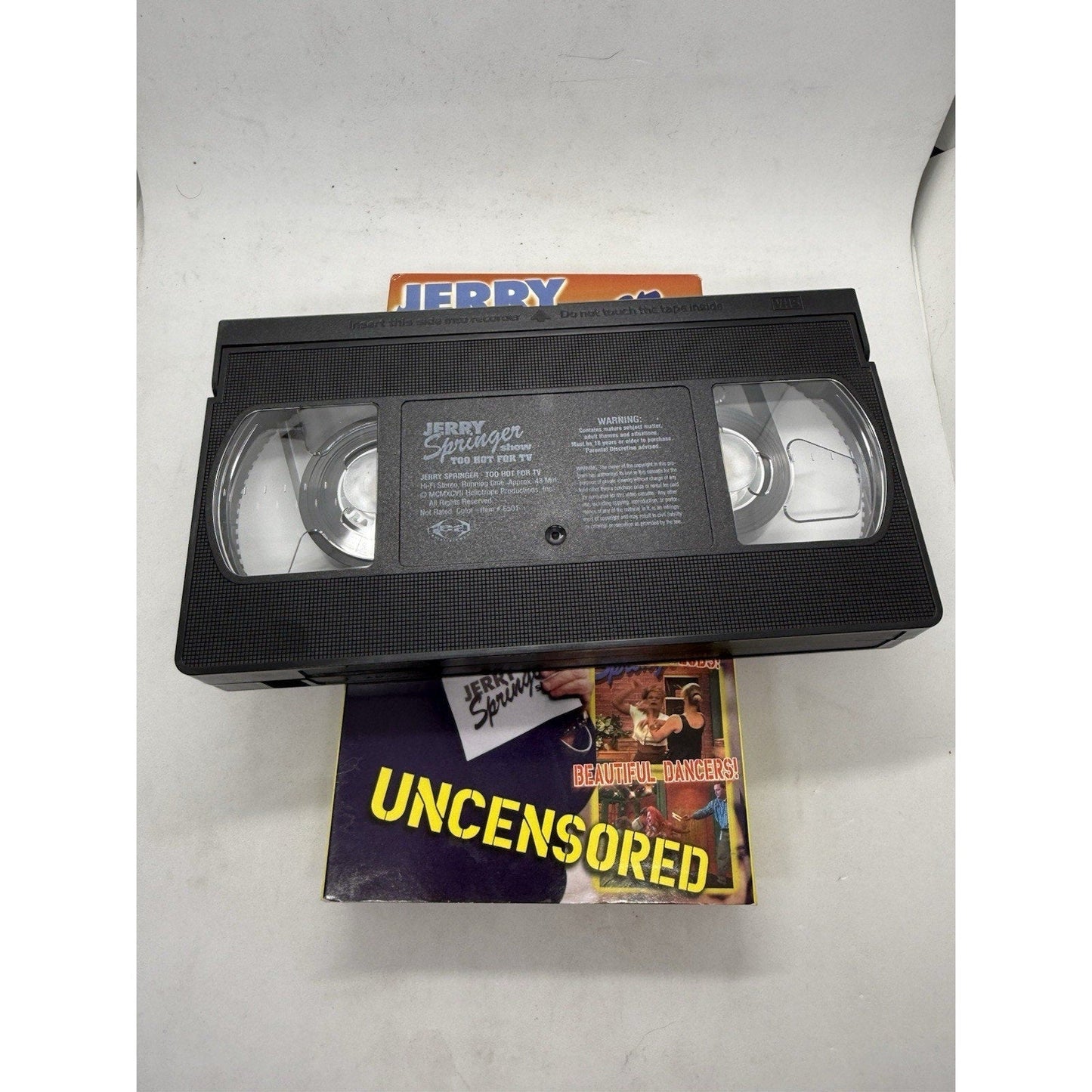 Jerry Springer Too Hot For TV! Uncensored Deluxe Edition VHS - thriftgoblin